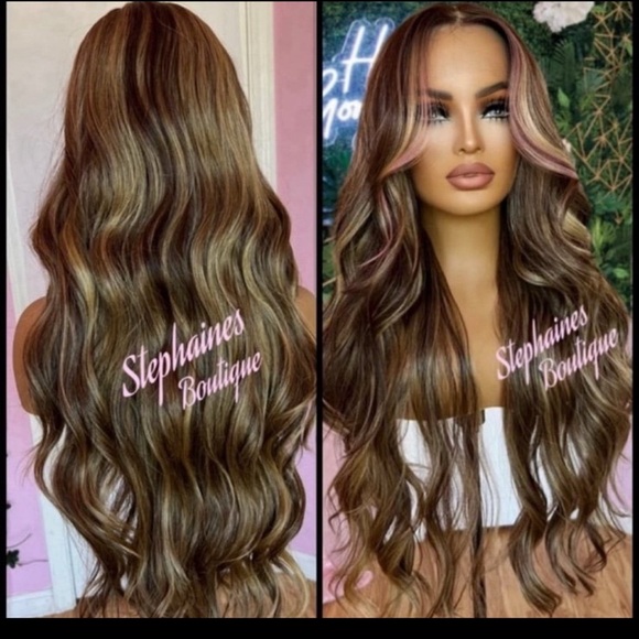 Human Hair Blended Lace Front Wig